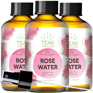 Organic Moroccan Rose Water Toner - 4 oz
