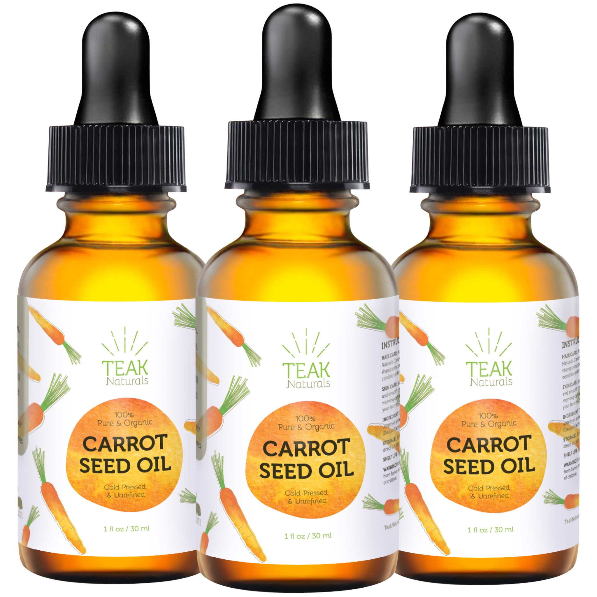 Carrot Seed Oil for Natural Skin Repair - White Sage Landing