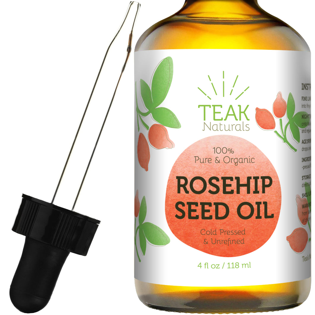 Organic Rosehip Seed Oil - 4 oz